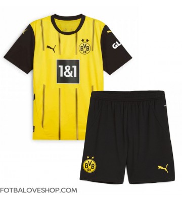 Borussia Dortmund Dětské Domácí Dres 2024-25 Krátký Rukáv (+ trenýrky)